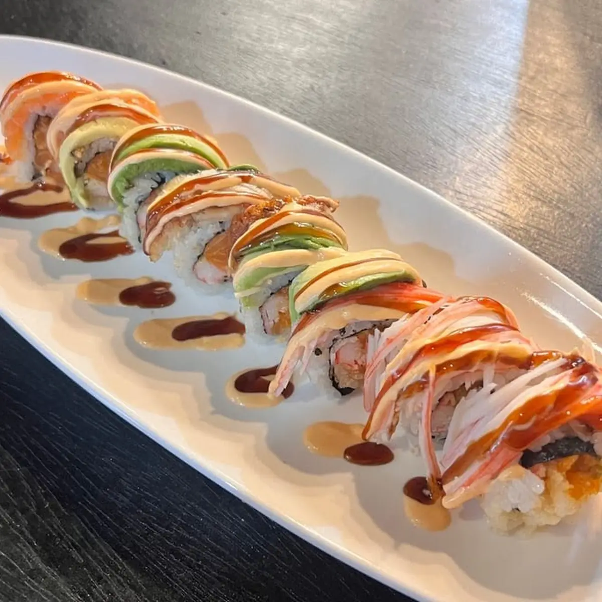Sushi Roll with Fish Roe