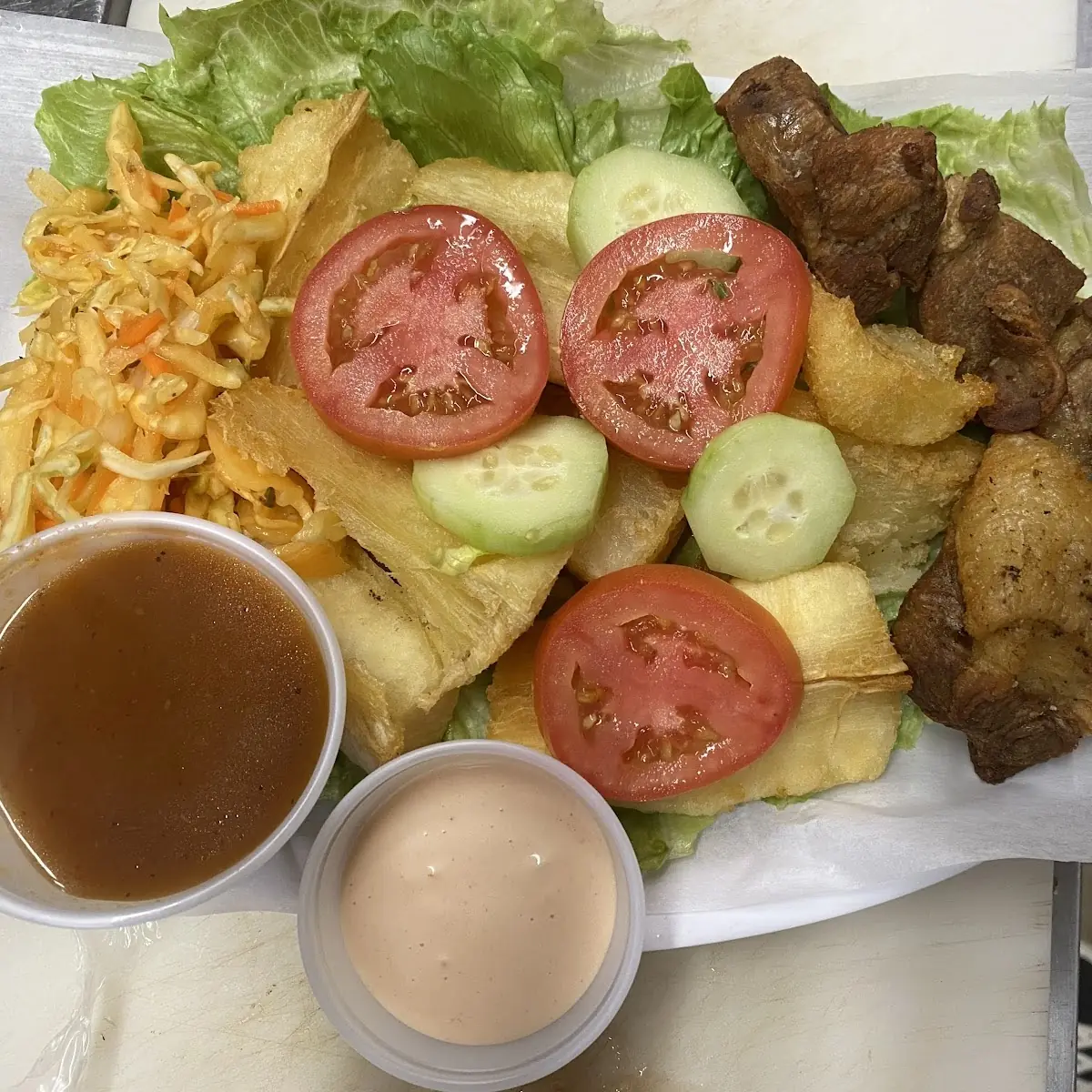 Yuca Con Chicharrón Fried Yuca & Pork