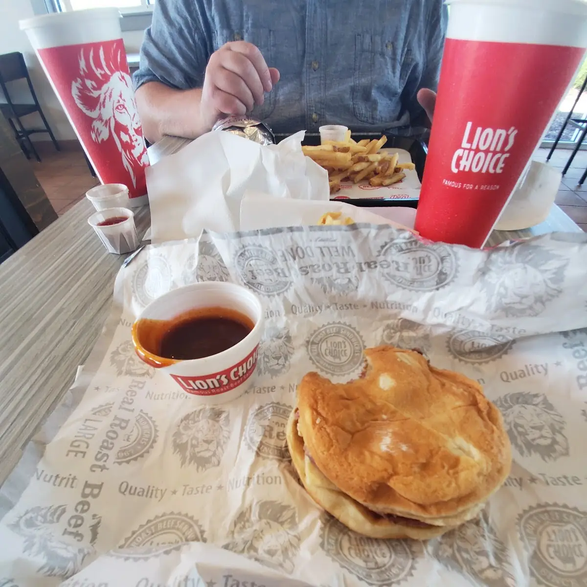 Roast Beef Sandwich with Swiss Cheese