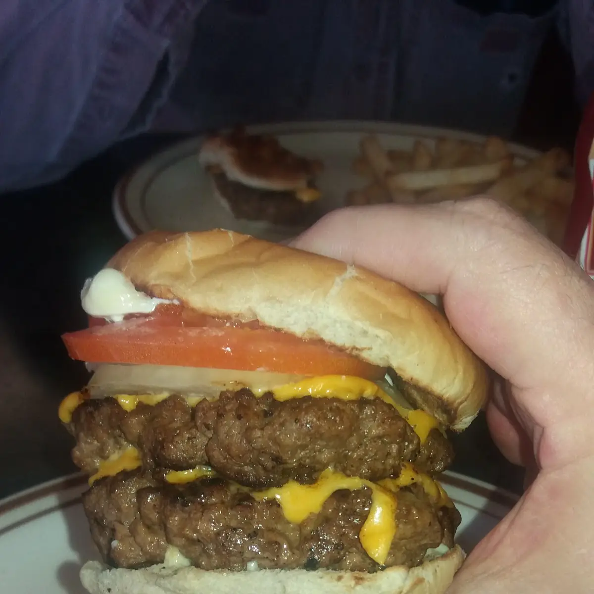 Double Cheeseburger with Fries