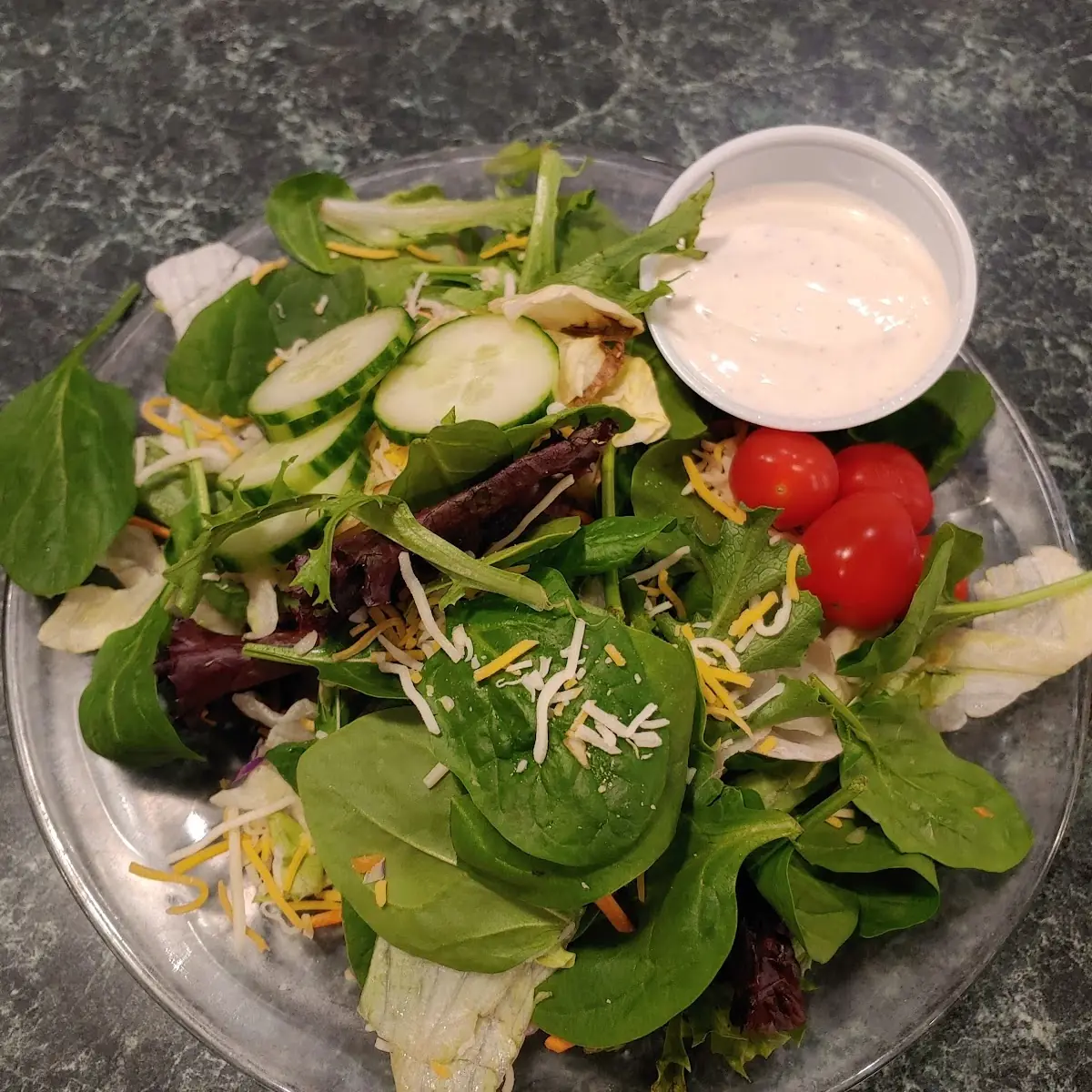 House Salad w Ranch Dressing