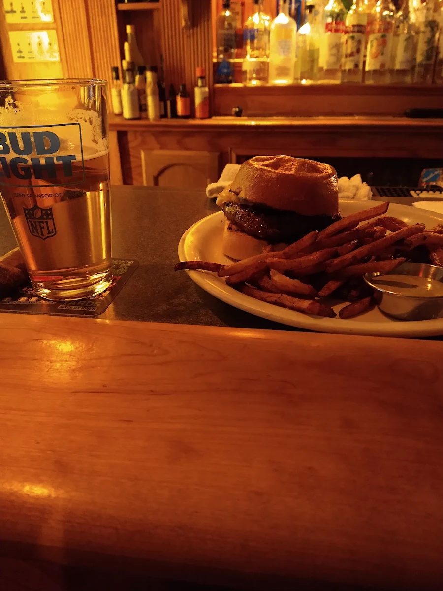 Cheese Burger and Fries