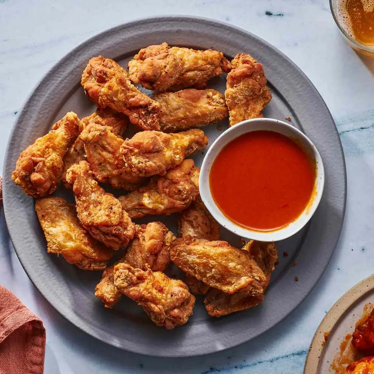 Fried Chicken Wings (6 Pcs)