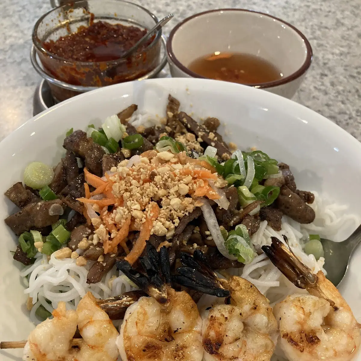Bún Tôm Thịt Nướng