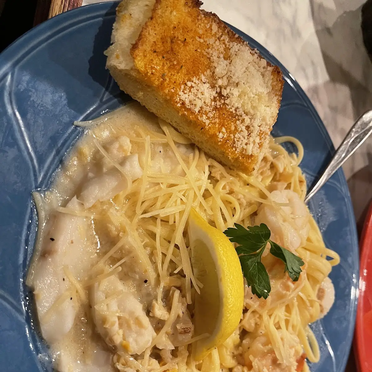 Seafood Linguini with Clam Sauce