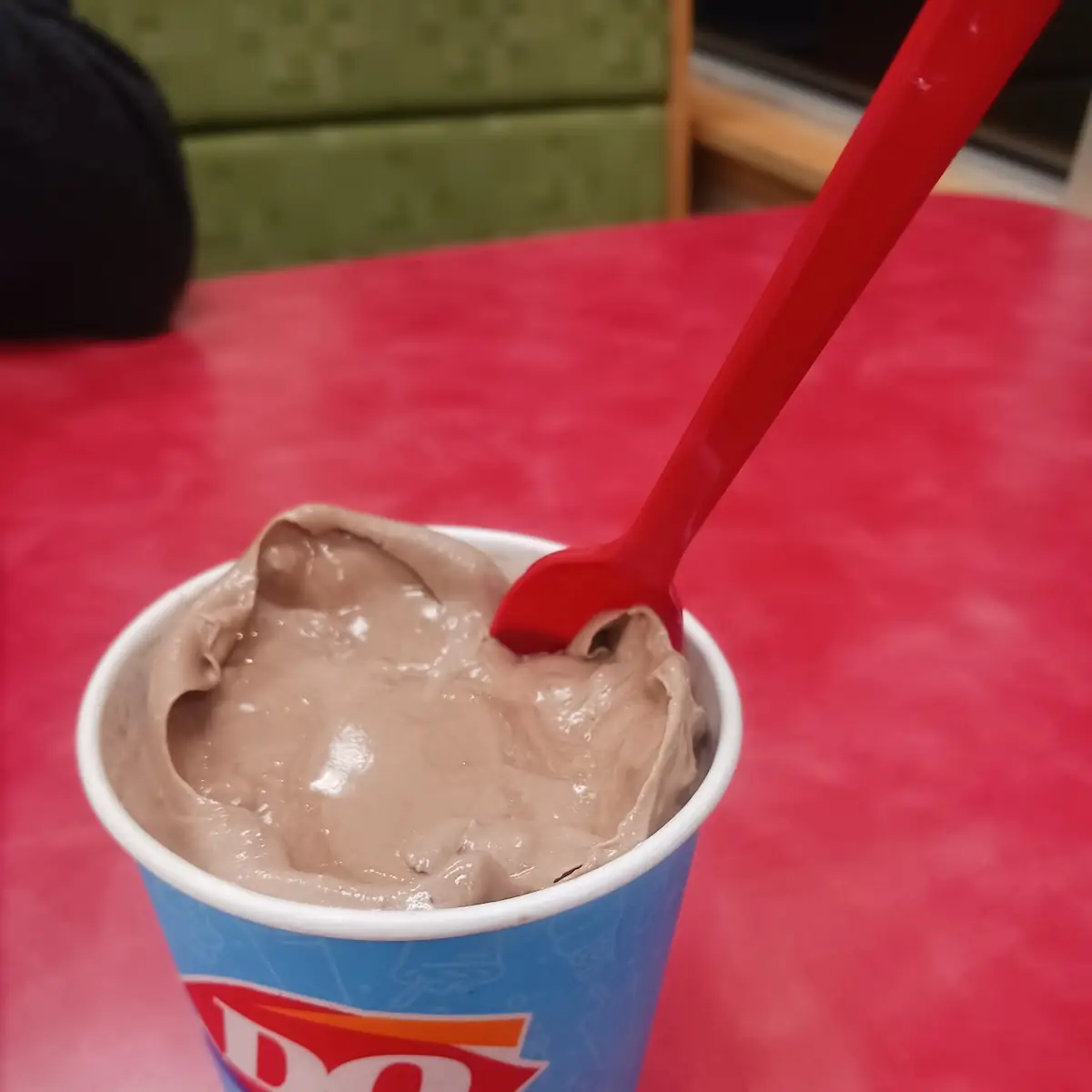 Chocolate Ice Cream Blizzard with Heath Bar