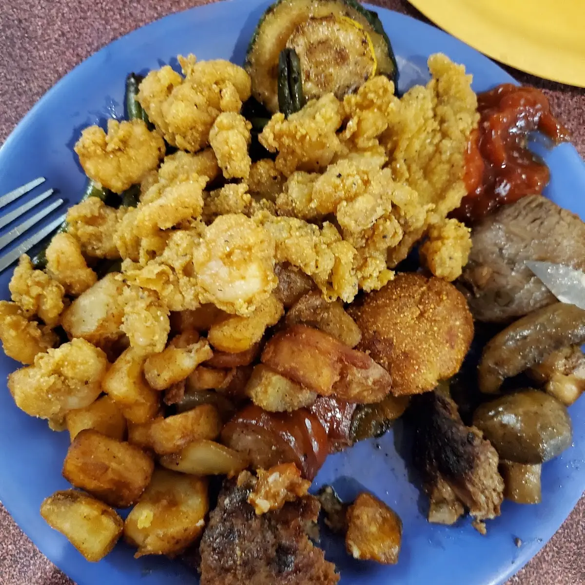Fried Shrimp Potatoes