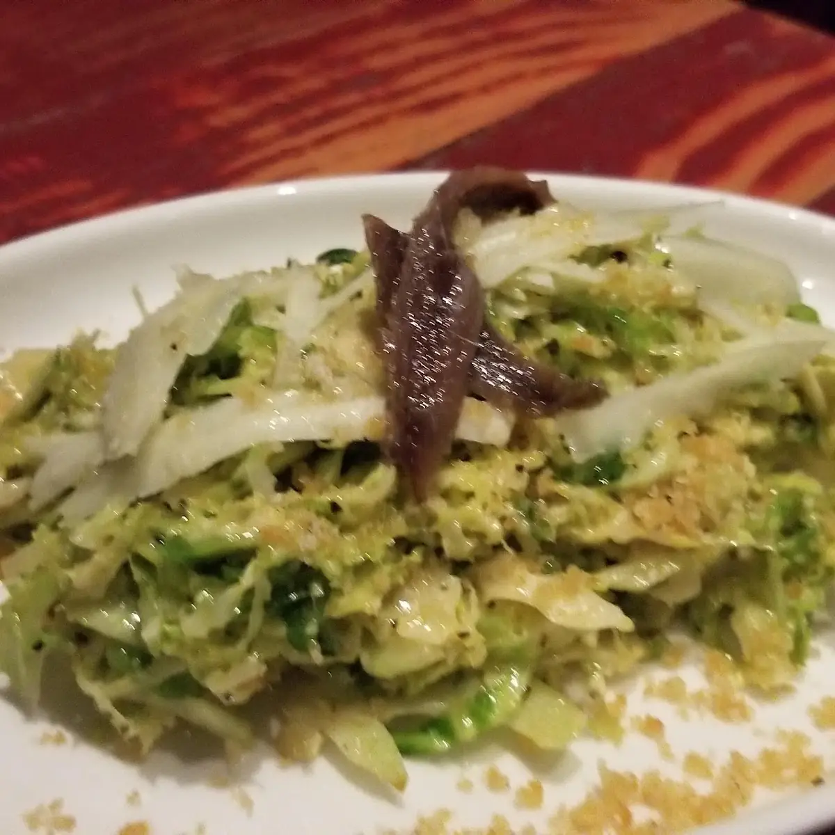 Brussels Sprouts Caesar Salad