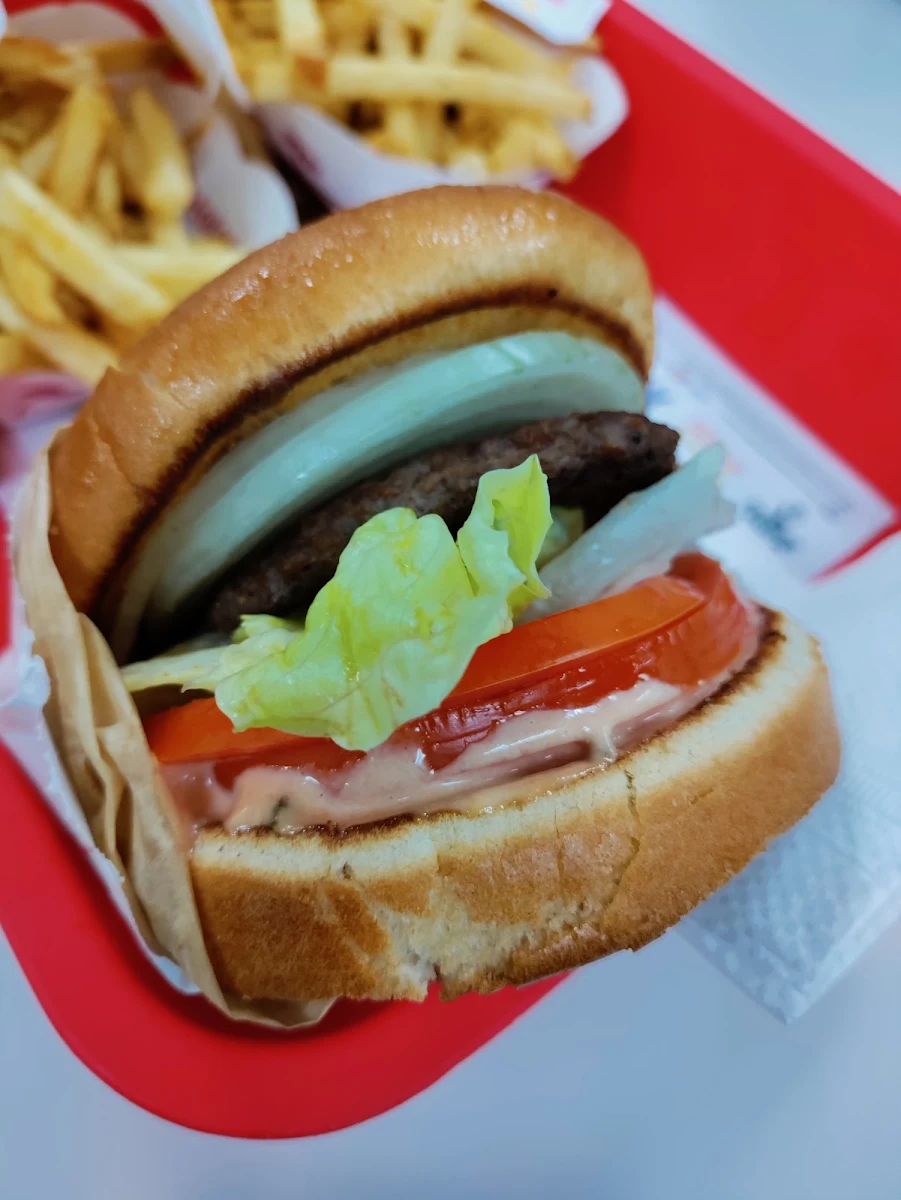 Burger and Fries