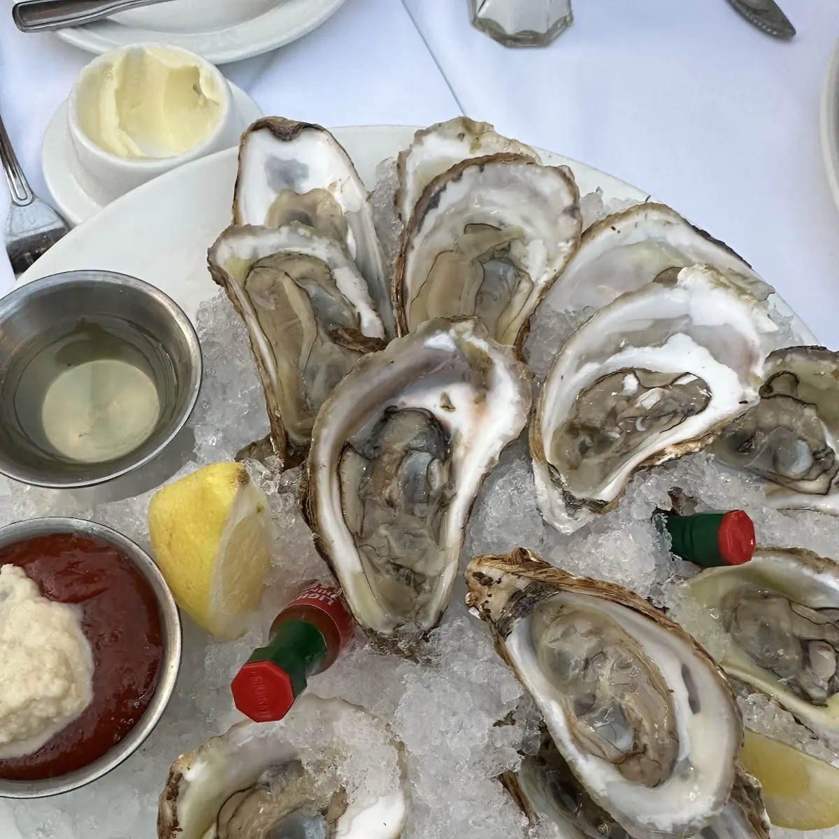 Freshly-Shucked Oysters on the Half Shell