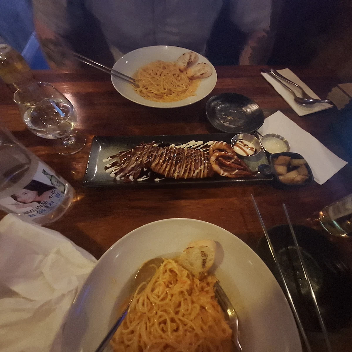 Crab Meat Cream Pasta