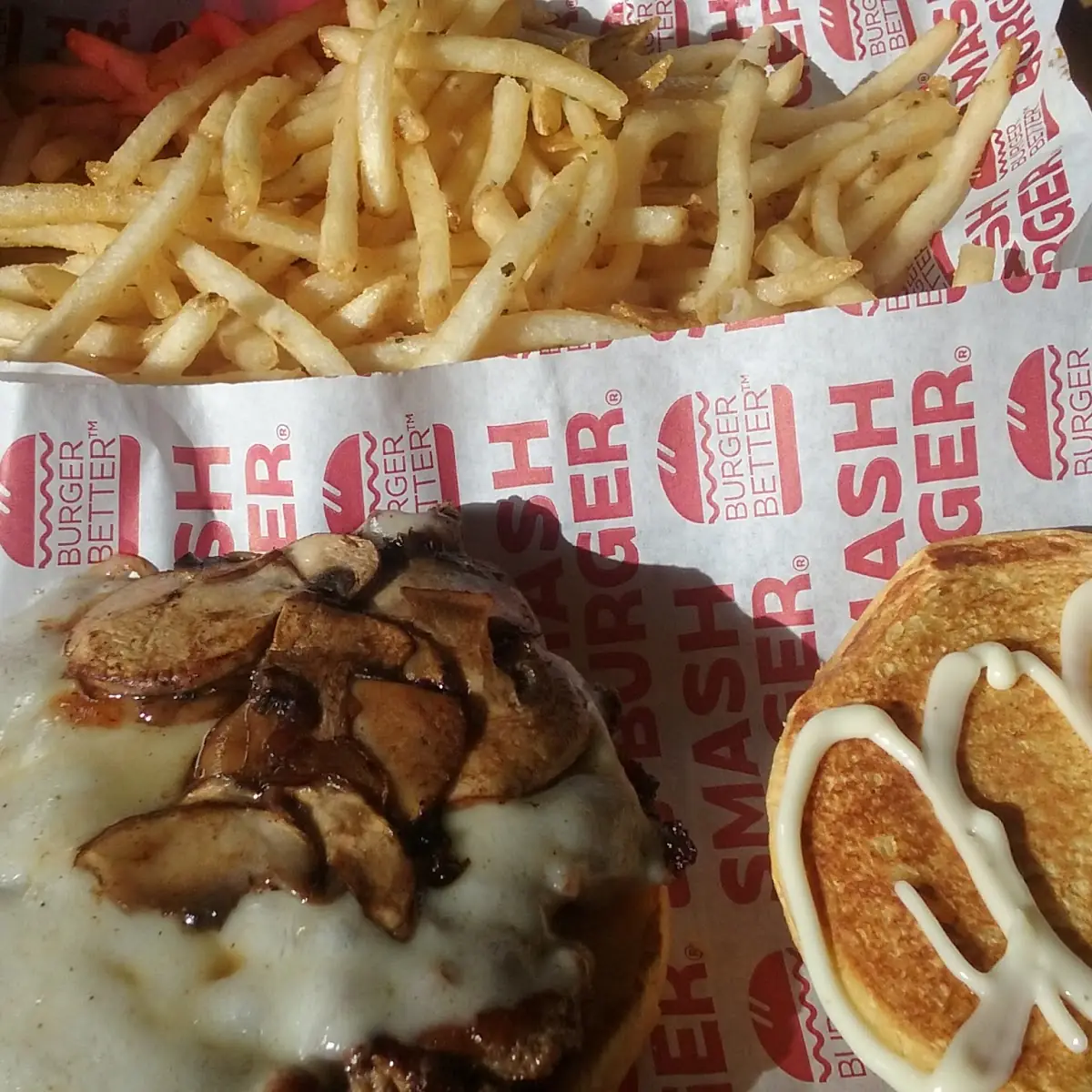Mushroom Swiss Smashburger