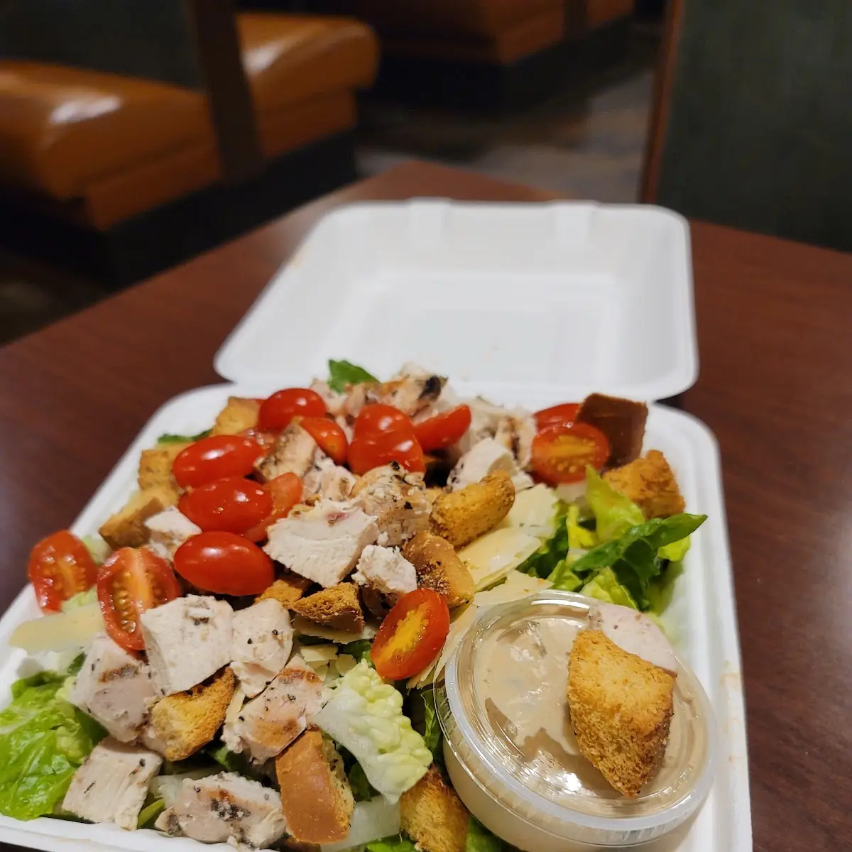 Chicken Caesar Salad Add Tomatoes