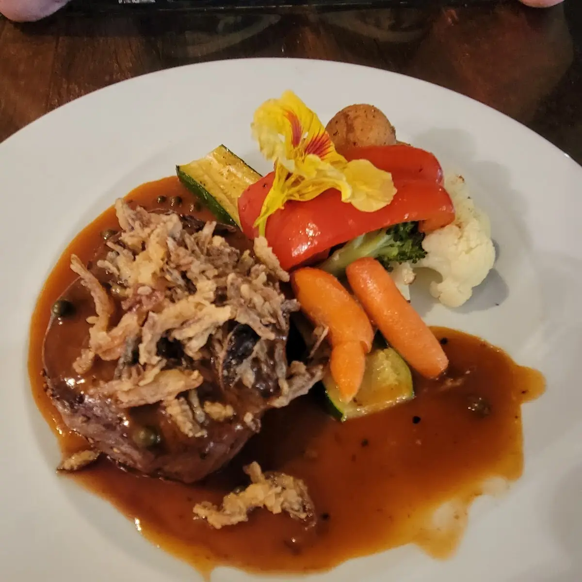 Filet Mignon, Auberge Ayer's Cliff