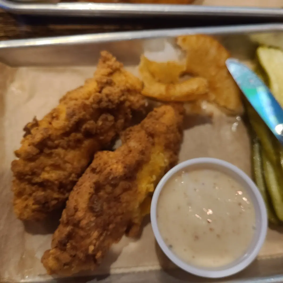 Chicken Tenders with Honey Mustard