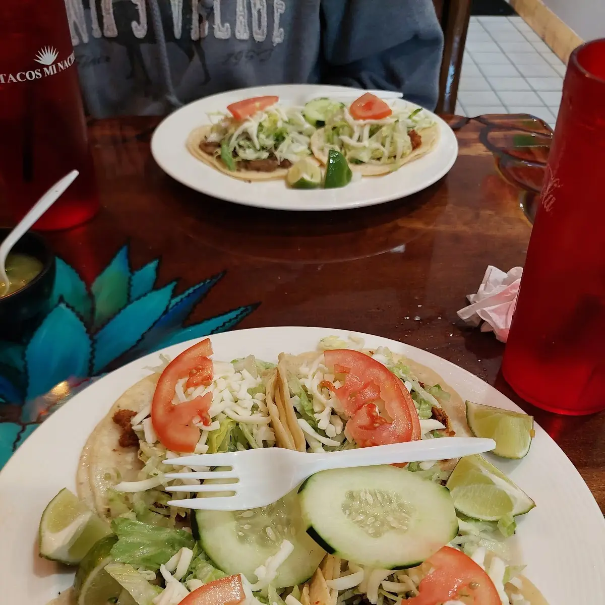 Chorizo and Carne Asada Tacos