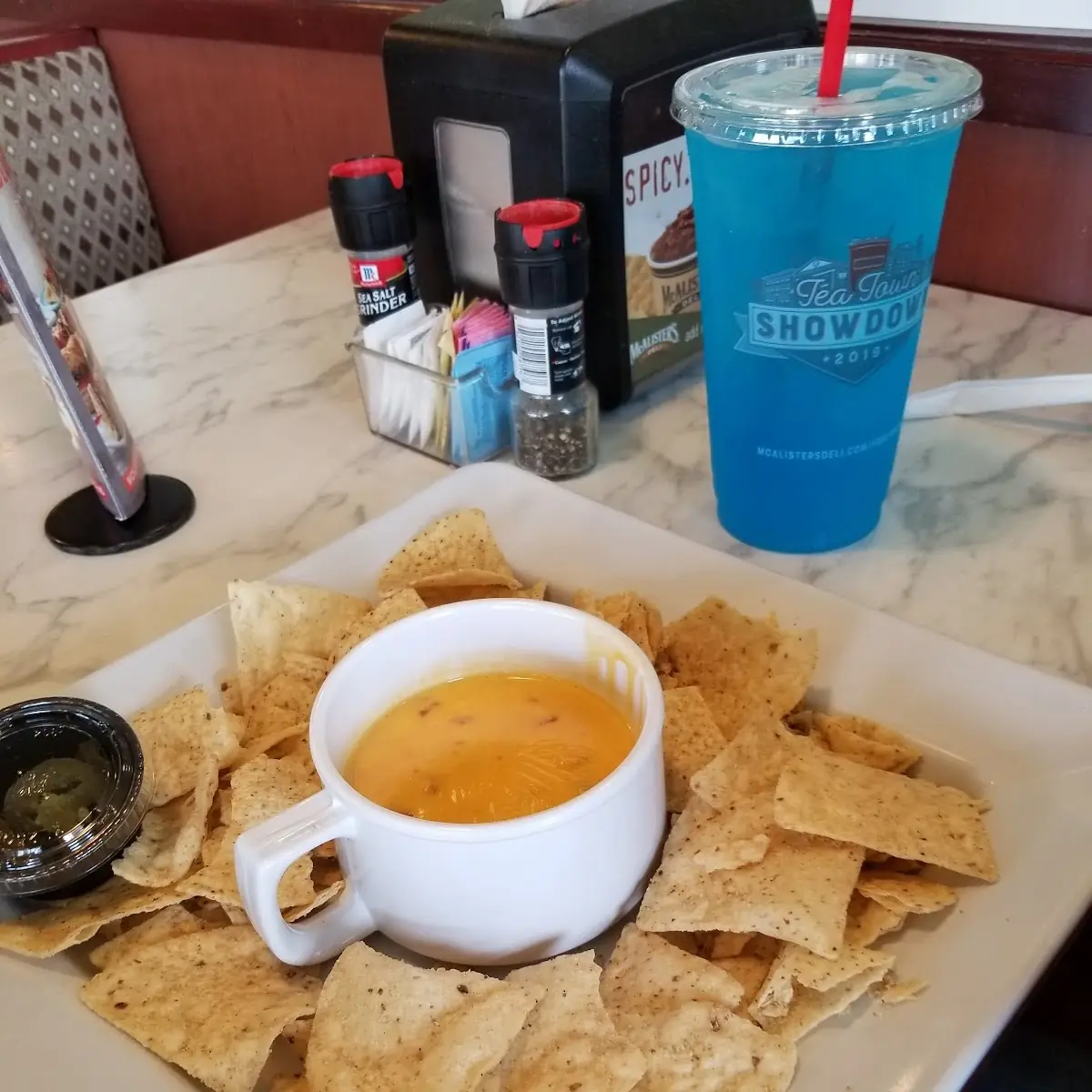 Cheese Dip and Chips