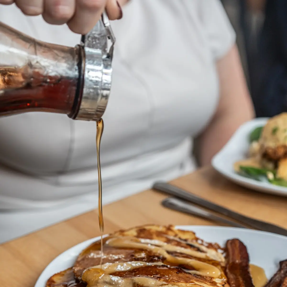 Bacon Praline Pancakes