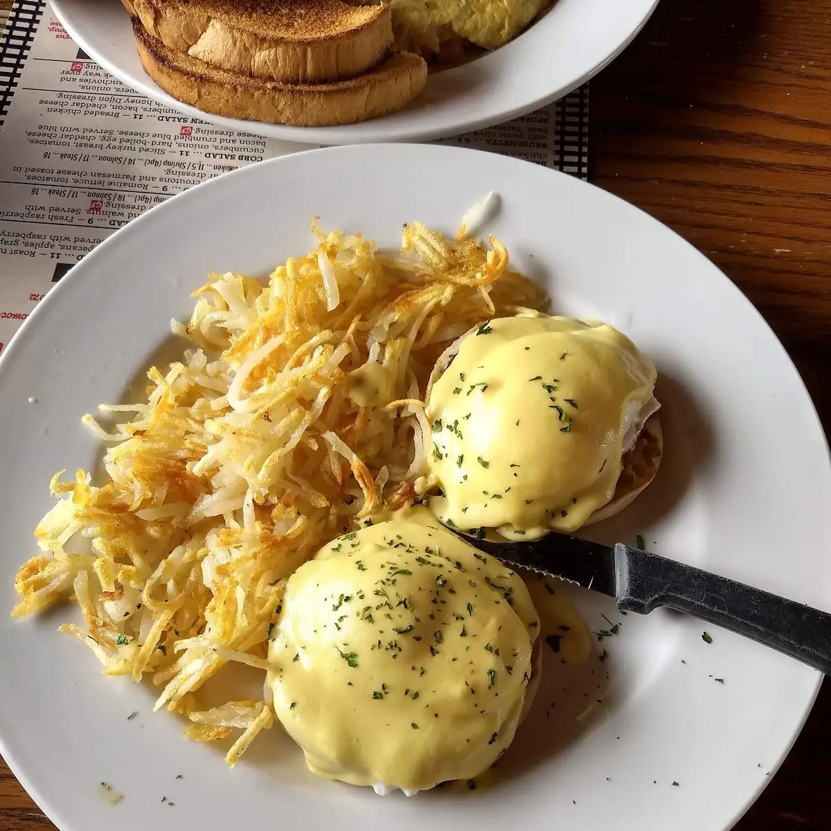 Vegetarian Eggs Benedict V