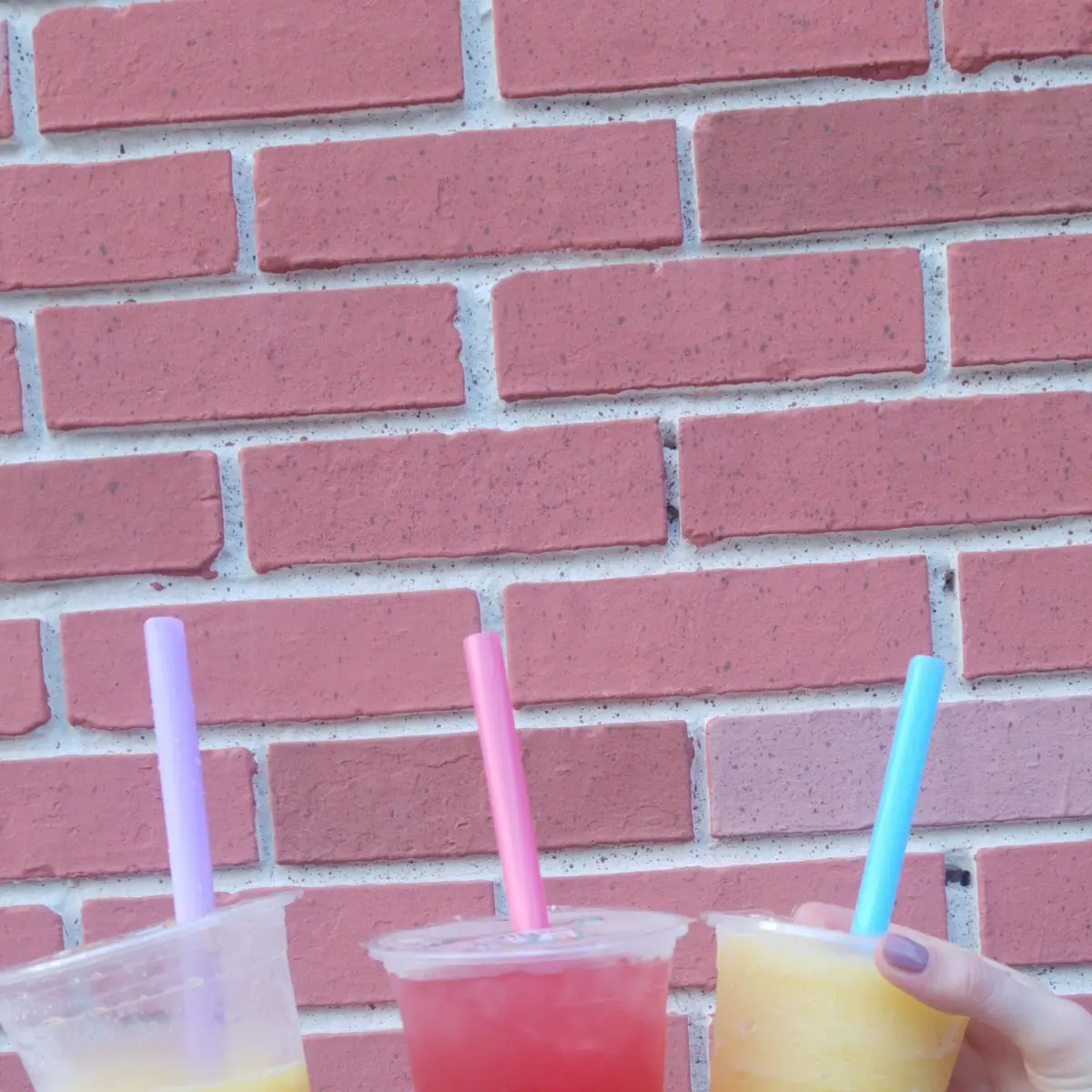 Raspberry Lychee Fruit Tea and Mango Pineapple Fruit Tea