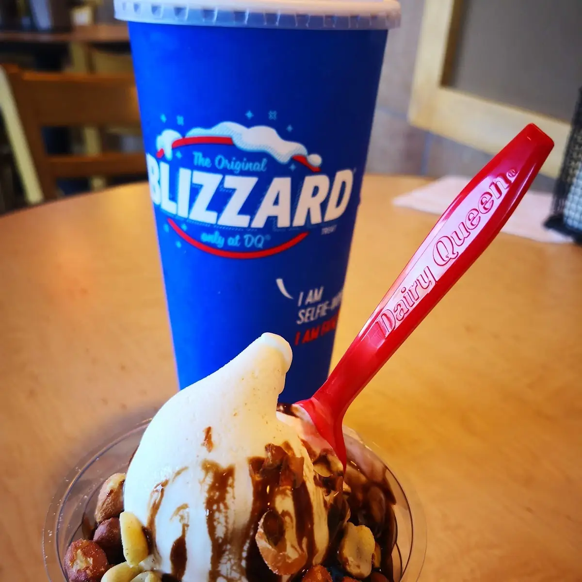 Hot Fudge Sundae with Peanuts