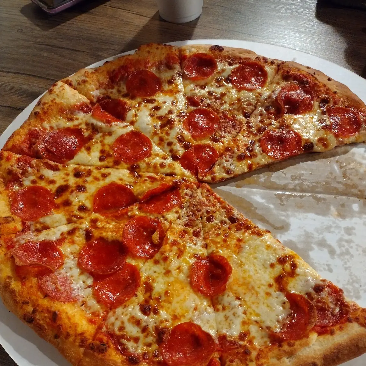 Large Double Pepperoni Extra Cheese Pizza