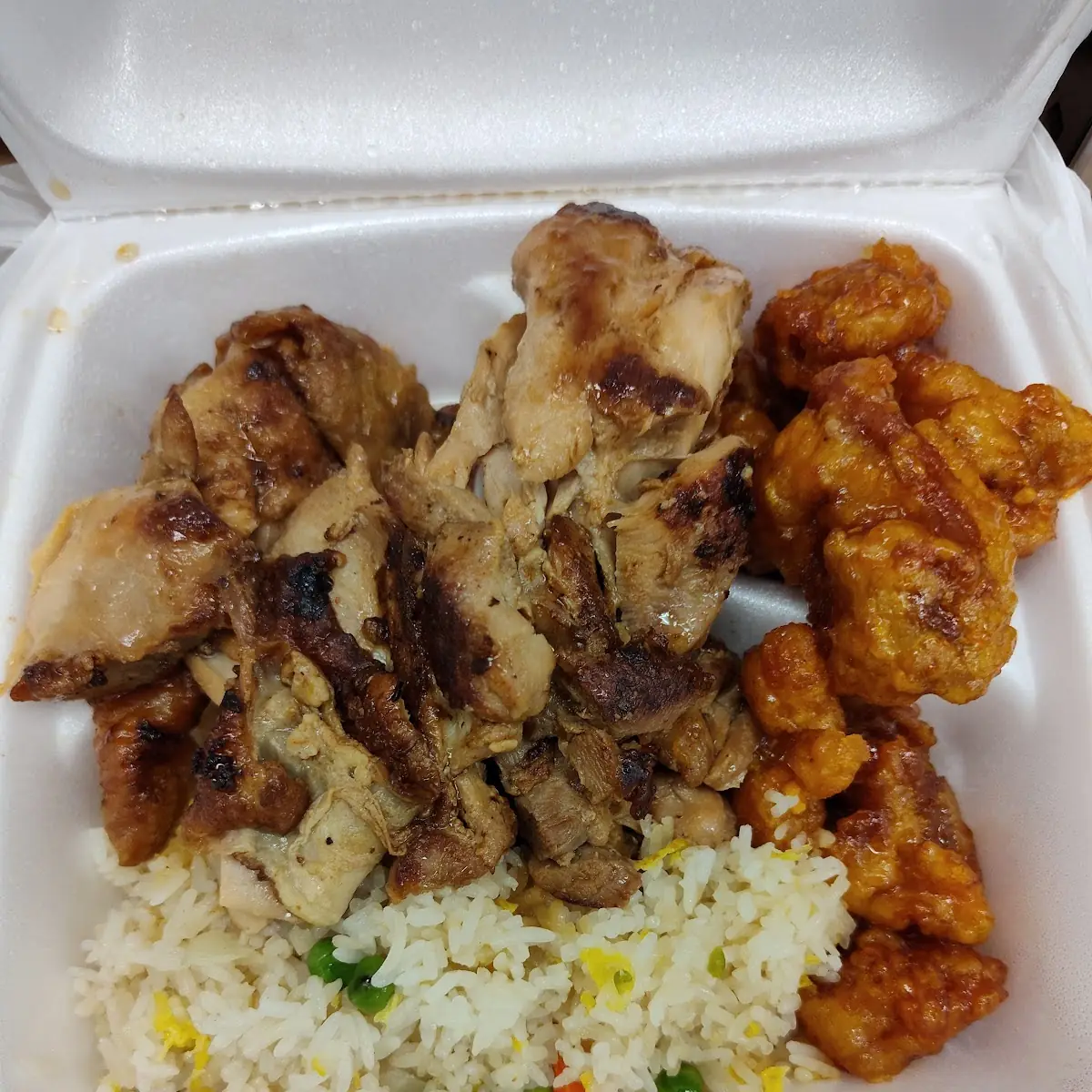 Combo Fried Rice Teriyaki &Chicken Orange