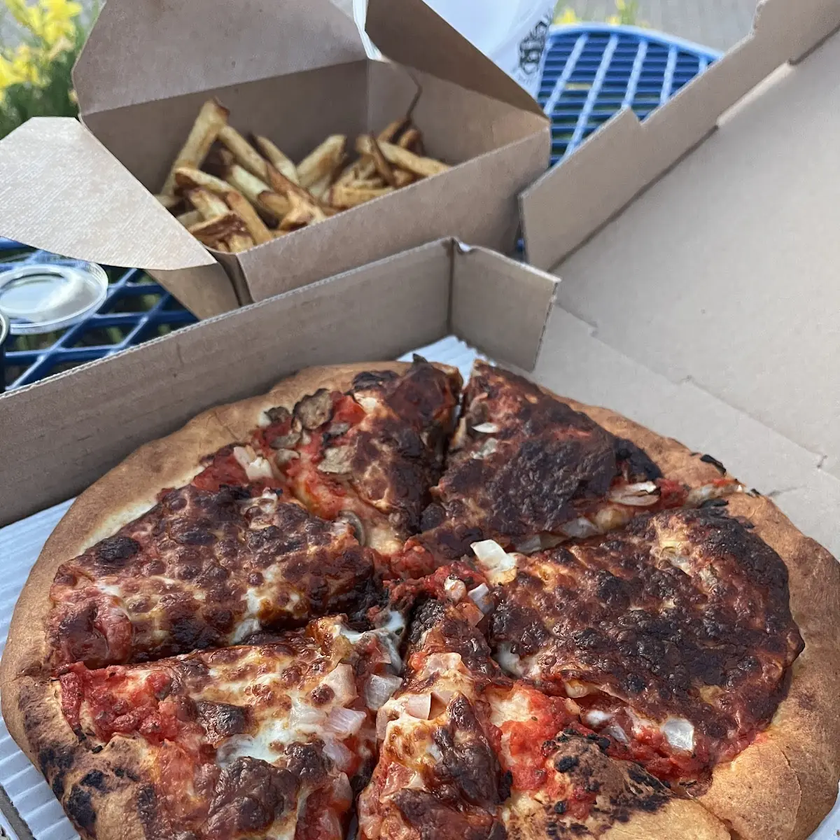Cheesesteak Pizza