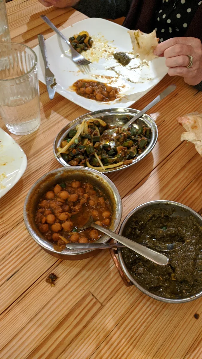 Chana Masala Okra Masala, Curry Twist