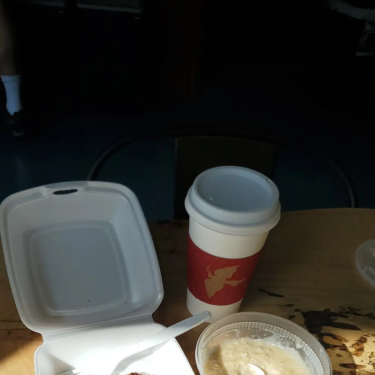 Oatmeal Hash Browns and Coffee