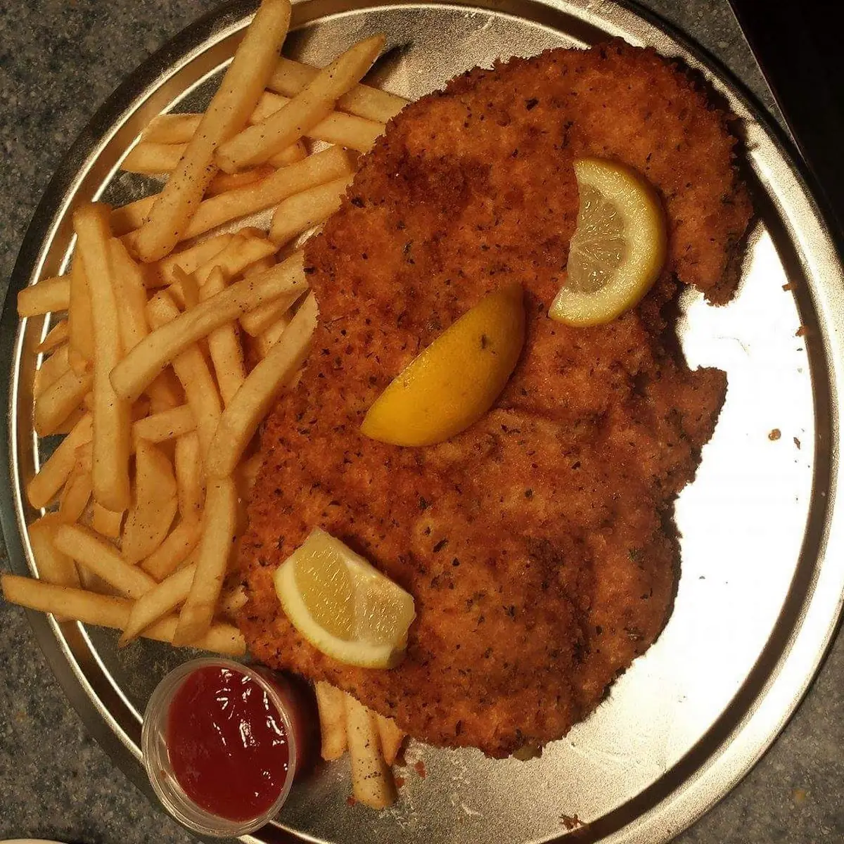 XXL Fried Pork Schnitzel