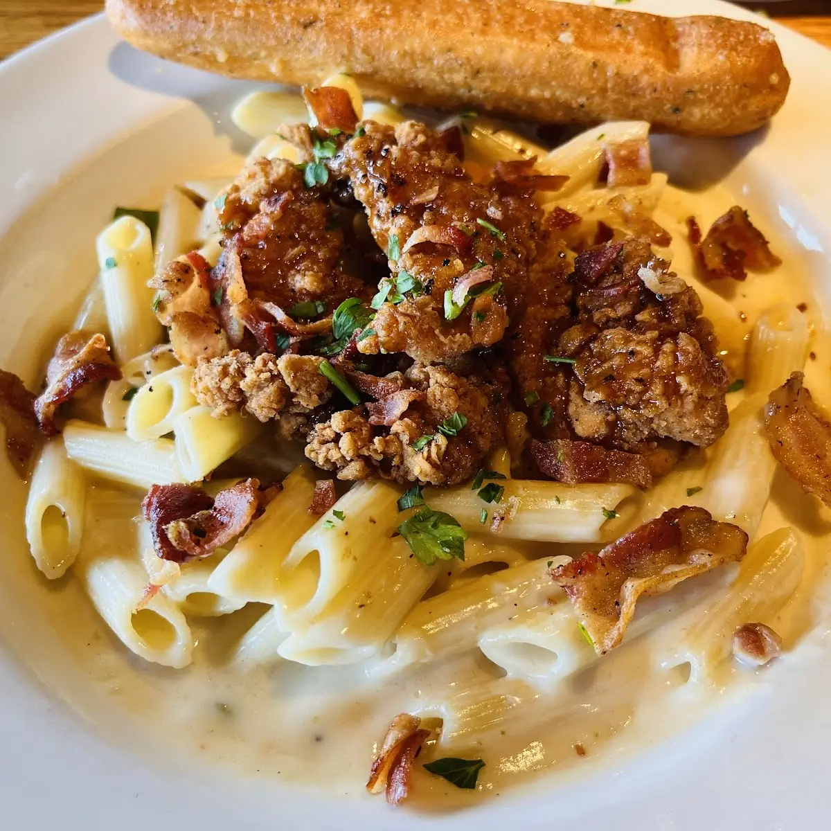 Four Cheese Honey Chicken Pasta