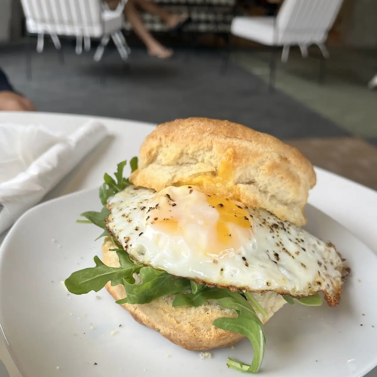 Arugula Breakfast Sandwich