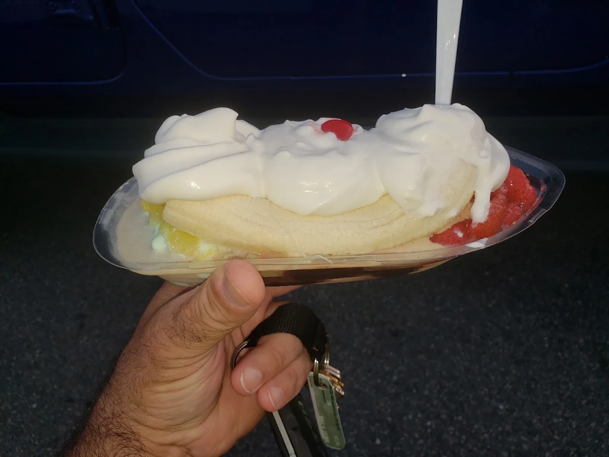 Upside-Down Banana Split