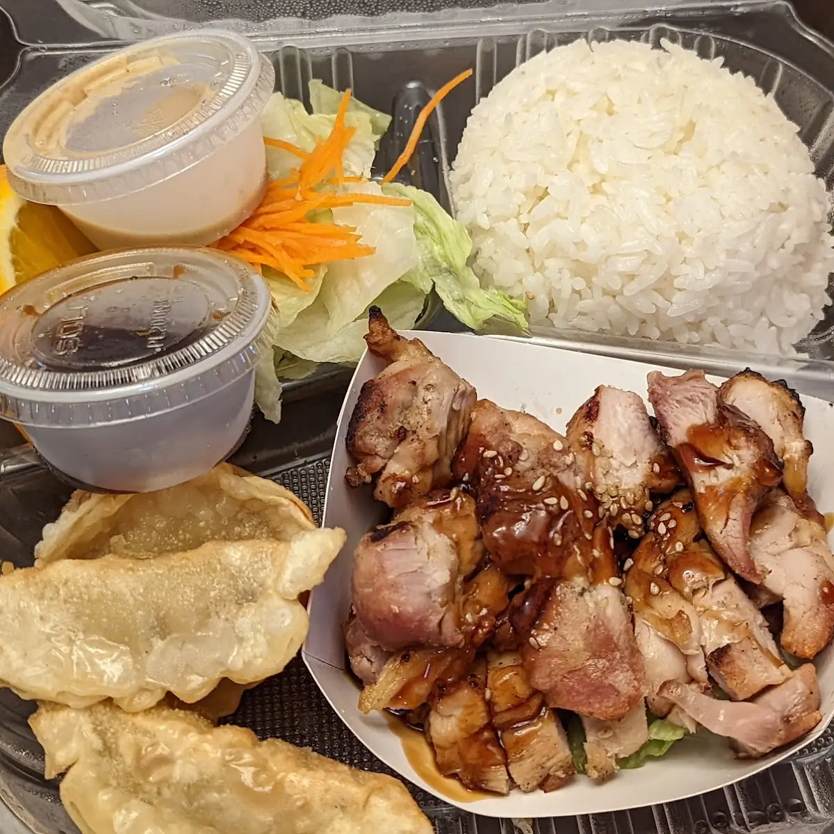 Bento Box with Teriyaki Chicken
