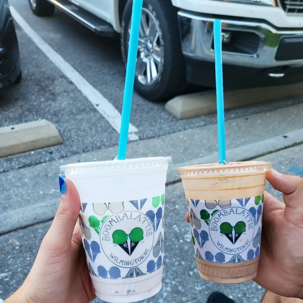 Birthday Cake Shake and Chocolate Malt Shake