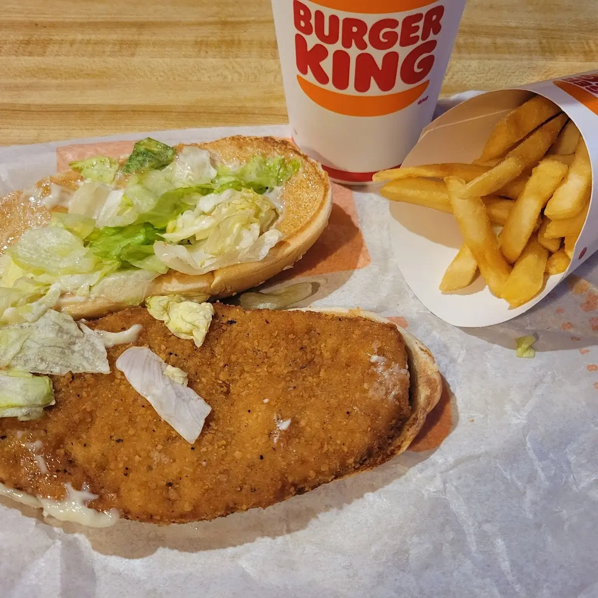 French Fries with Original Chicken Sandwich