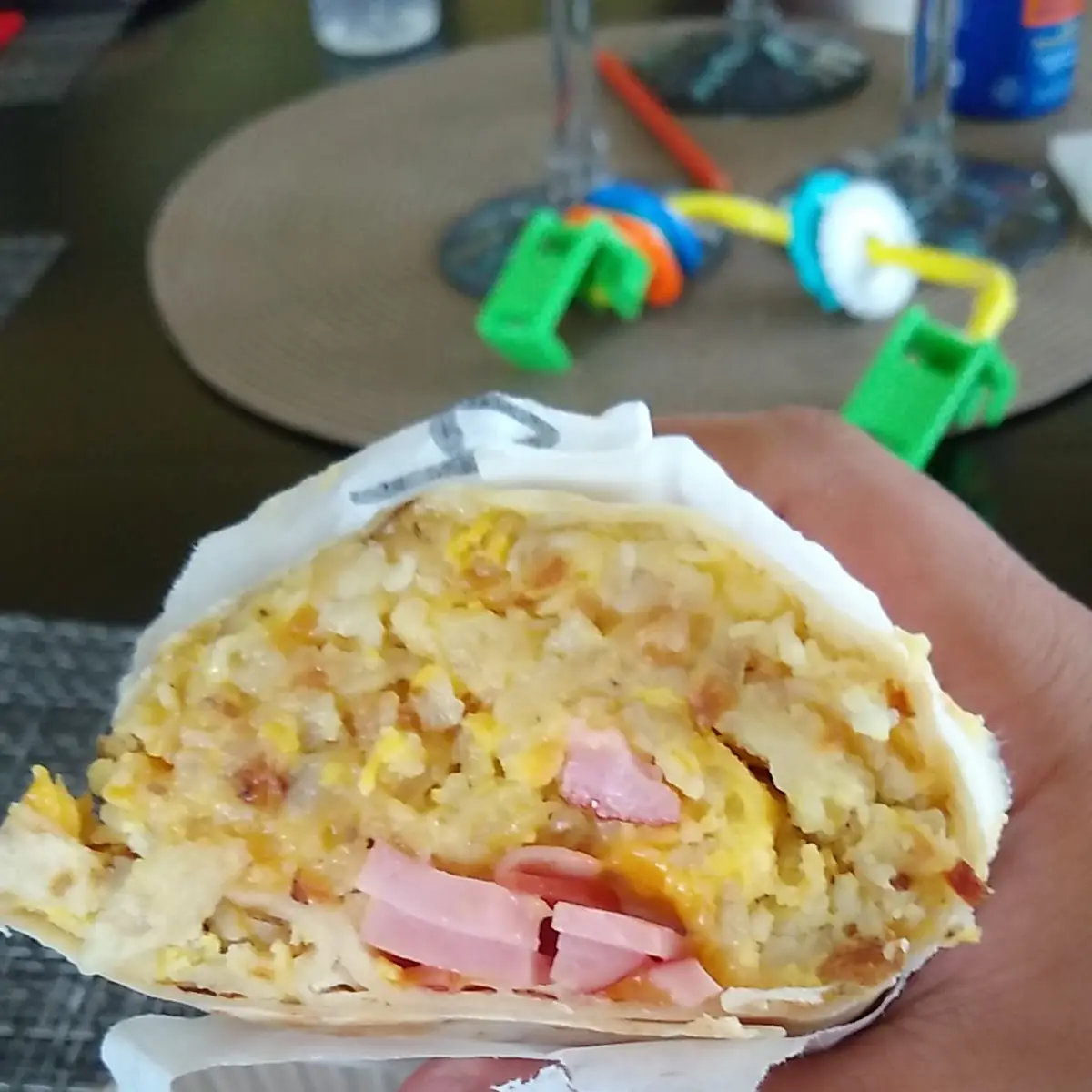 Ham Breakfast Burrito Really Jokes on Me I Guess