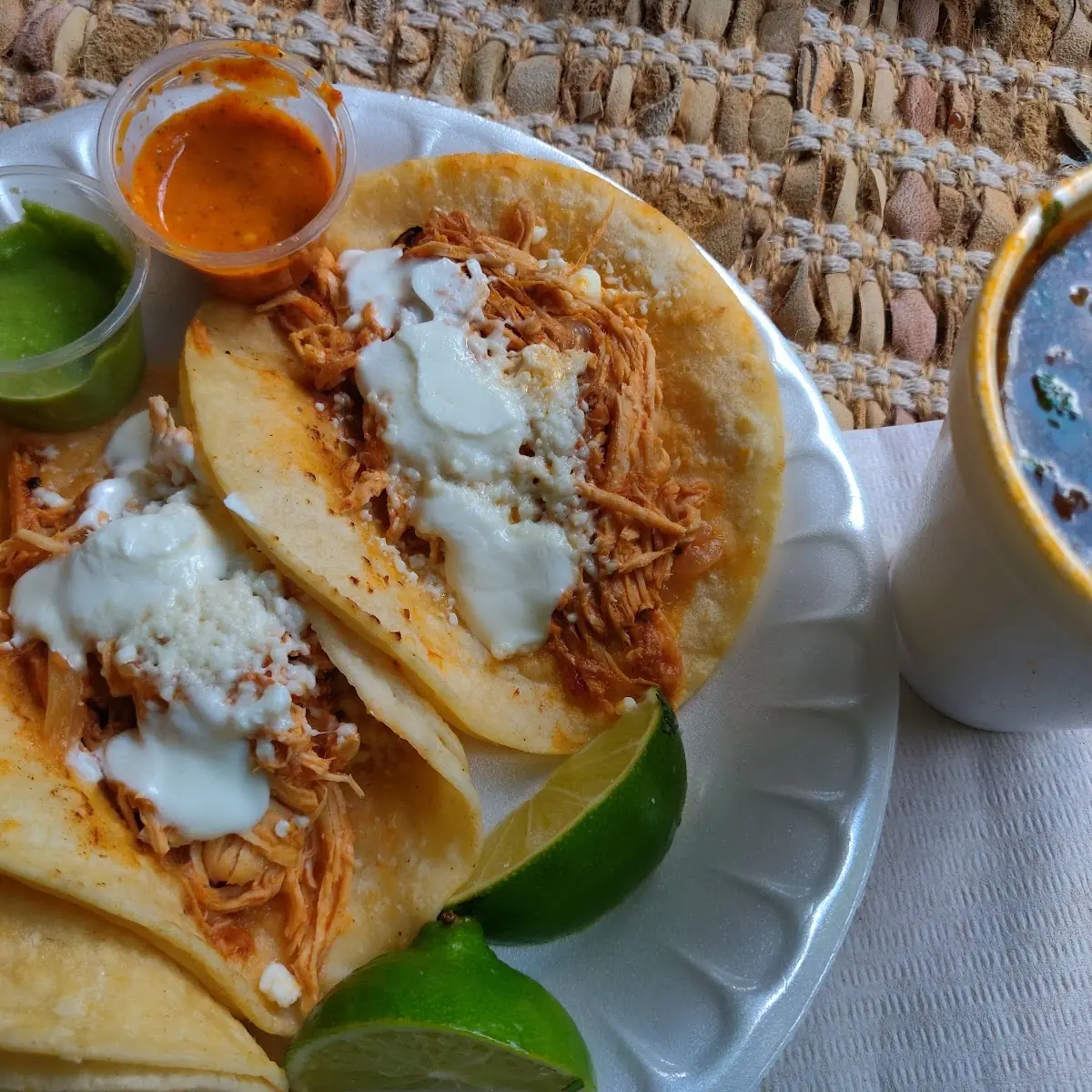 Chicken Tacos with Consomme