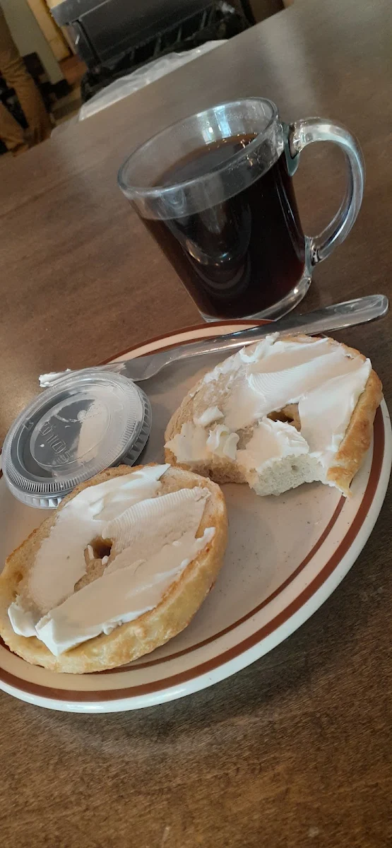 Toasted Bagel with Cream Cheese