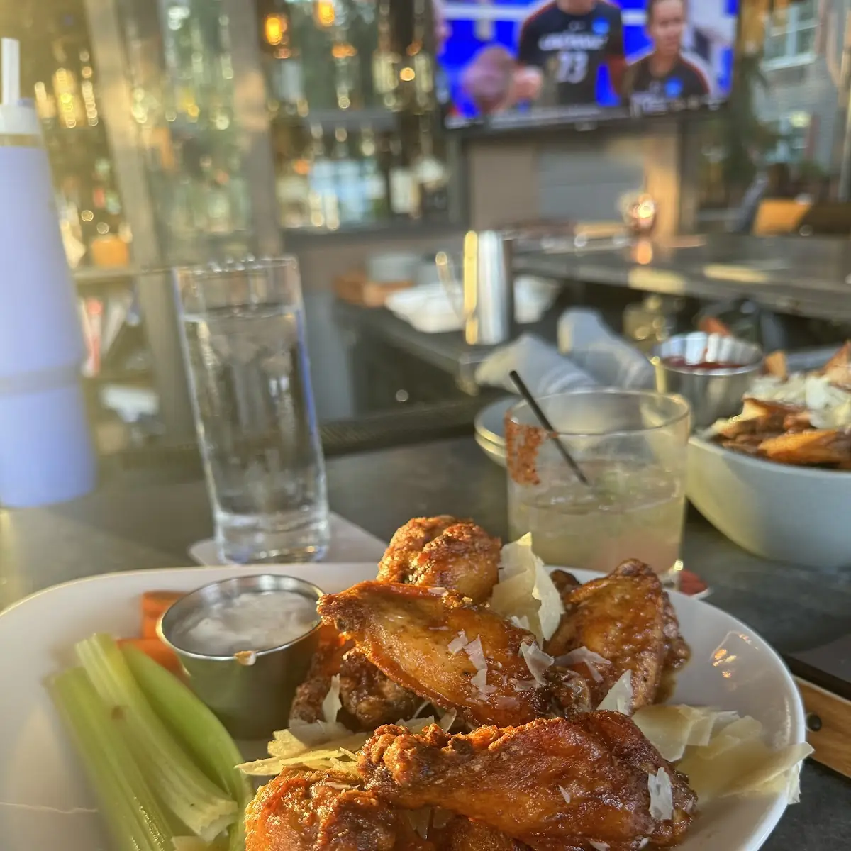 Fried or Fire-Roasted Chicken Wings