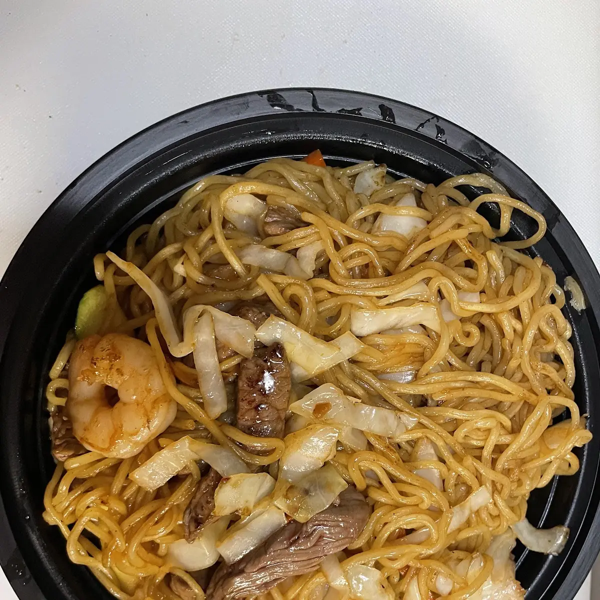 Yakisoba Steak Shrimp