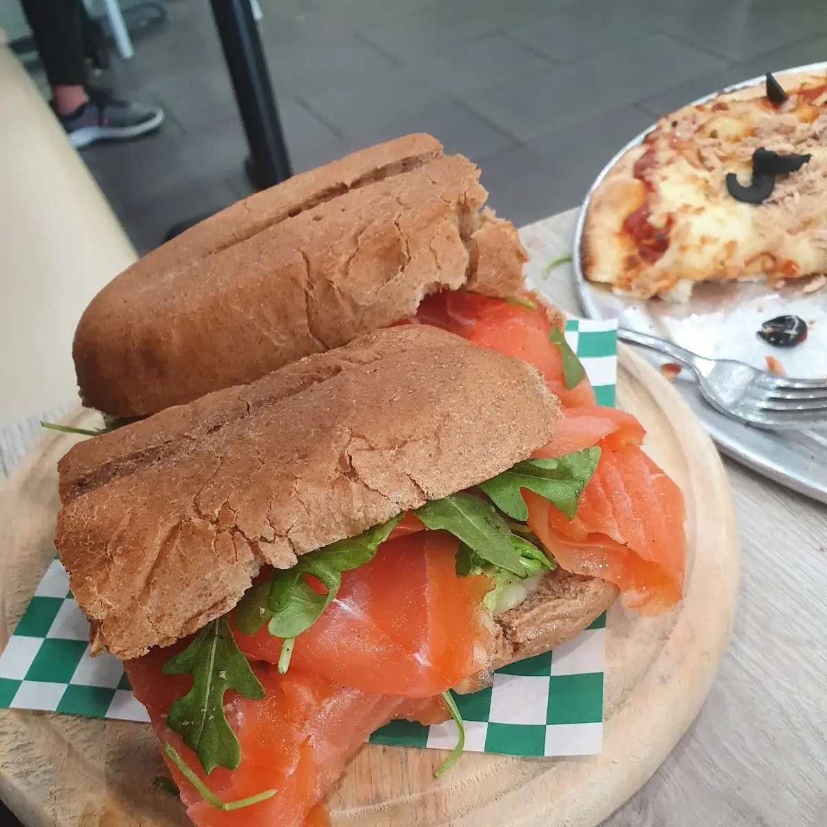 Smoked Salmon Panini