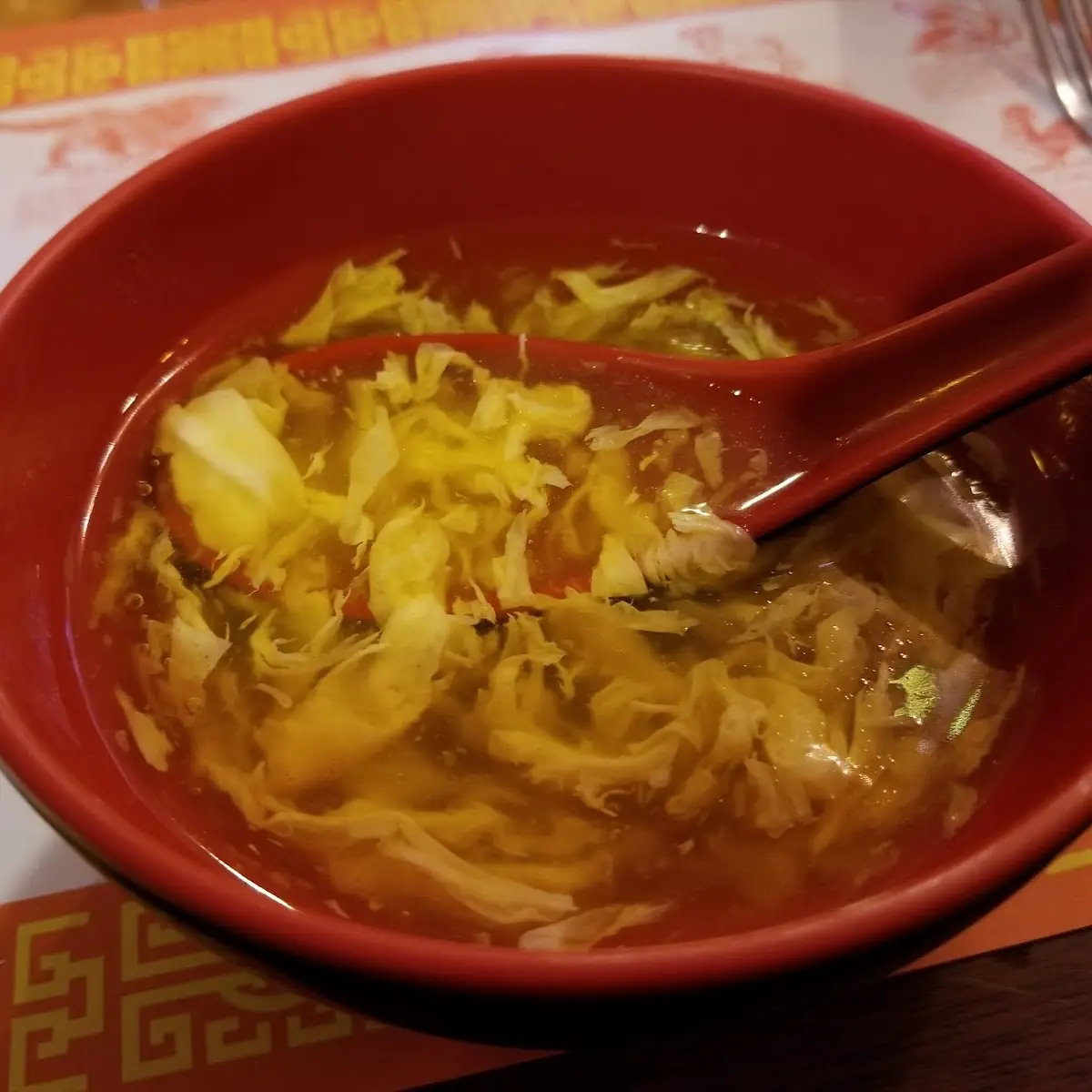 Egg Drop Soup I Added a Little Soy Sauce