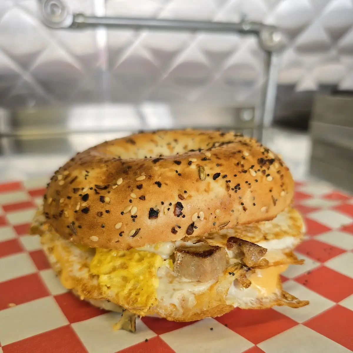 Everything Sausage Bagel
