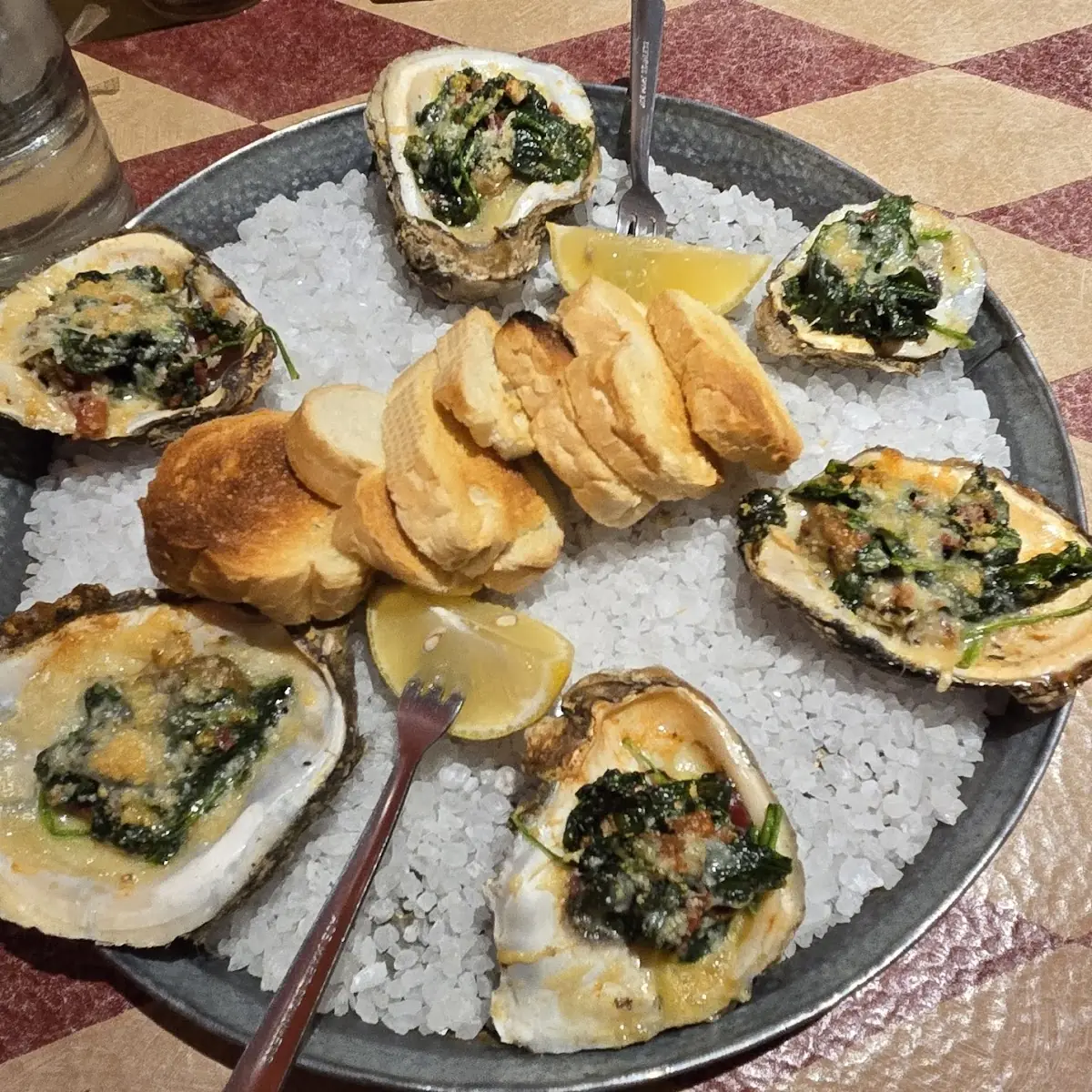 Oysters Rockefeller