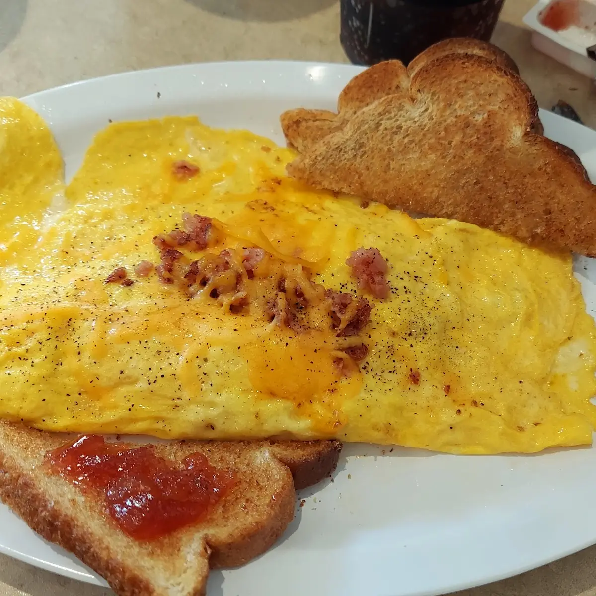 Ham and Cheese Omelette