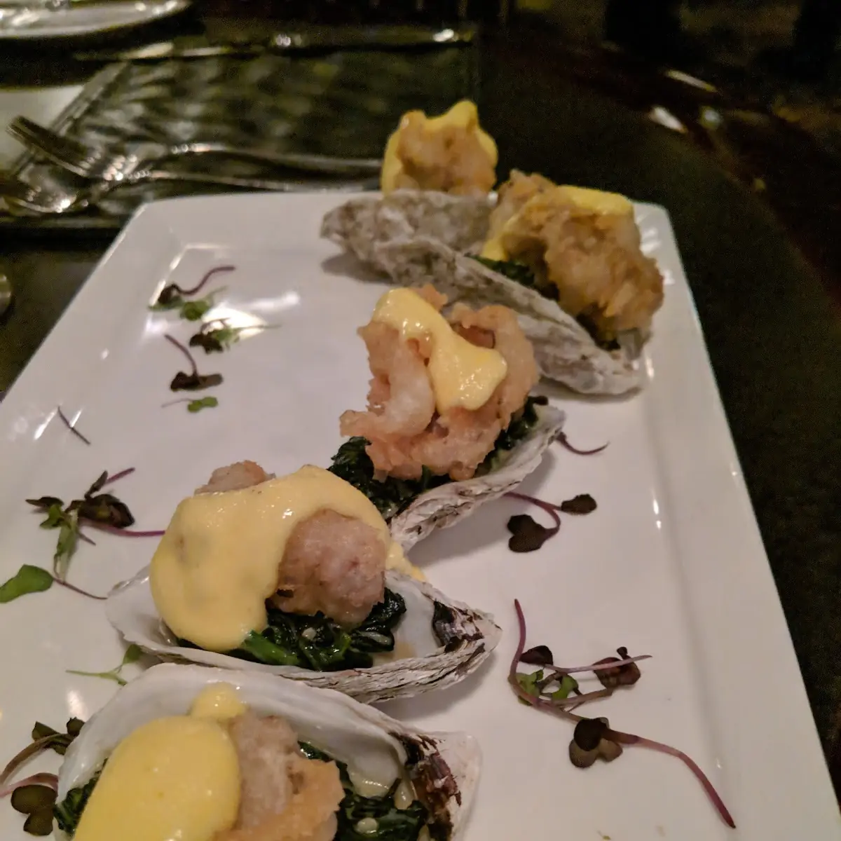 Oysters Rockefeller