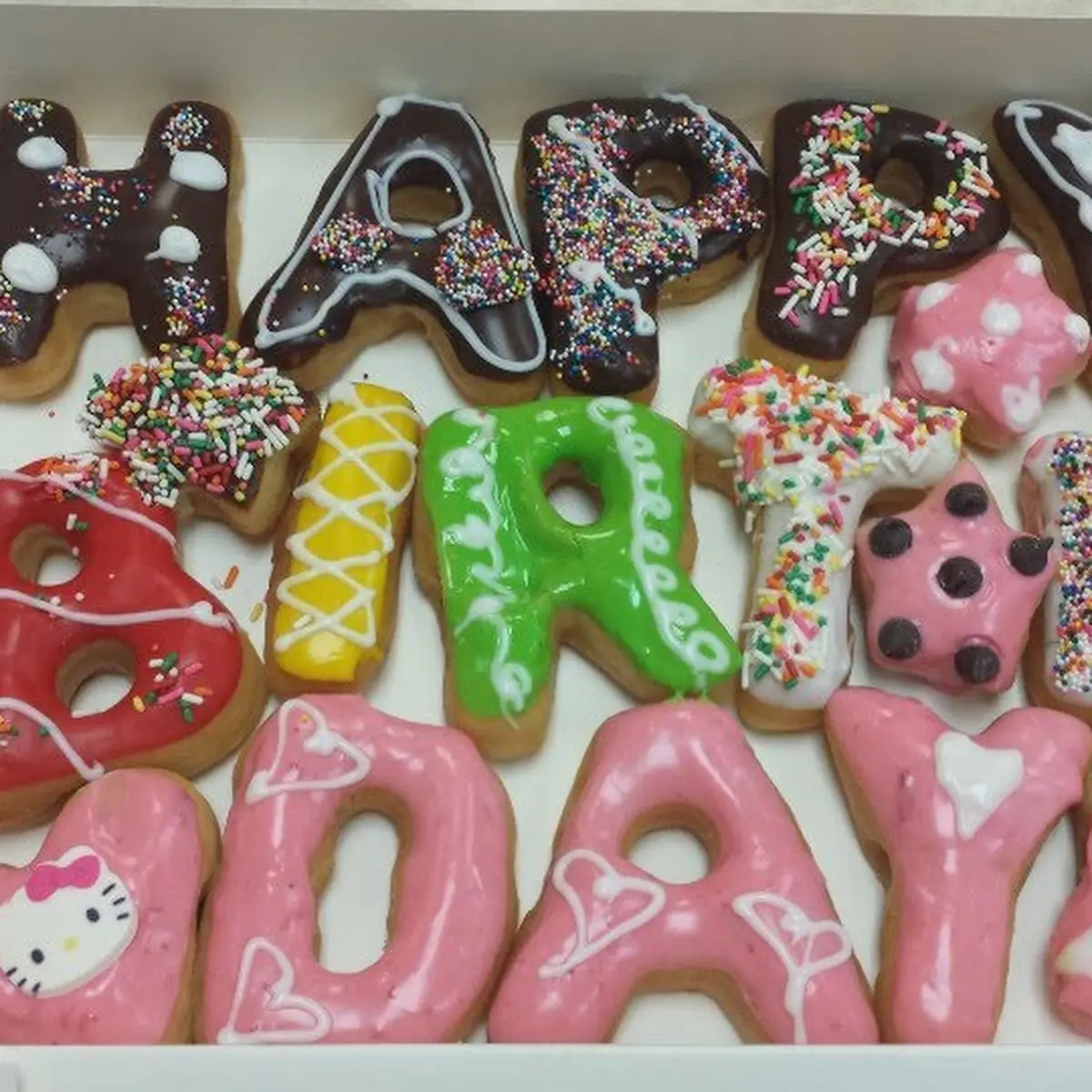 Happy Birthday Donut Box