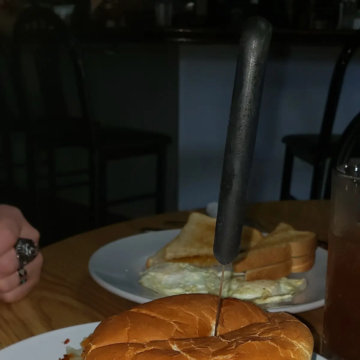 Cheeseburger and Hash Browns